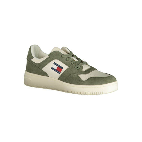 Tommy Hilfiger Green Polyester Sneaker - Hilstor