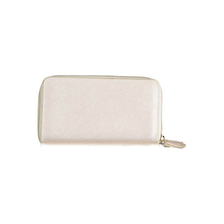 Mario Valentino Brown Polyethylene Women Wallet - Hilstor