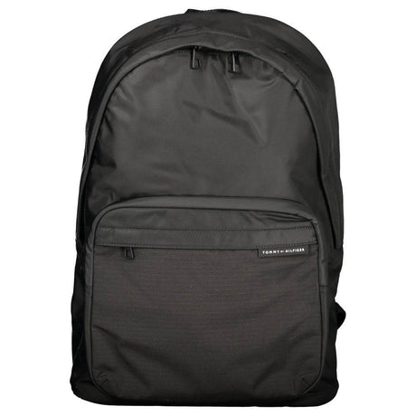 Tommy Hilfiger Black Polyester Men Backpack - Hilstor