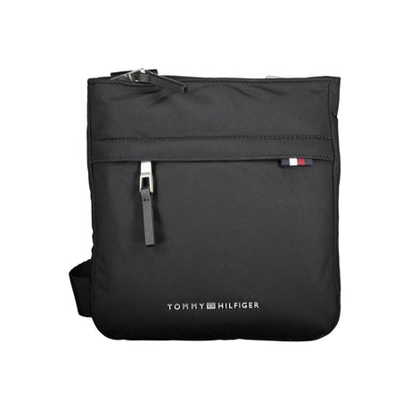 Tommy Hilfiger Black Polyester Shoulder Bag - Hilstor