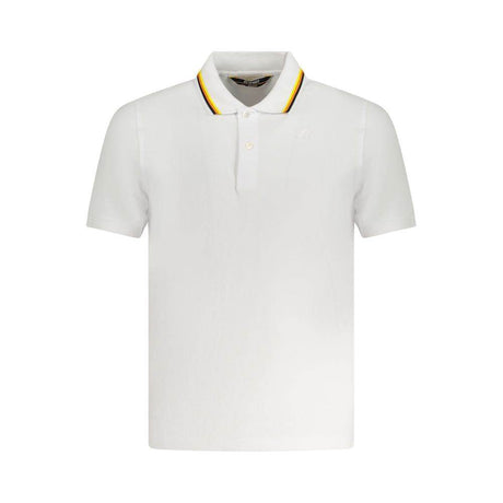 K-WAY White Cotton Polo Shirt - Hilstor