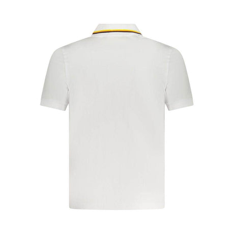 K-WAY White Cotton Polo Shirt - Hilstor