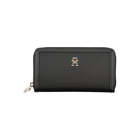 Tommy Hilfiger Chic Black Multi-Compartment Wallet - Hilstor