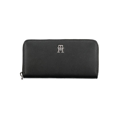 Tommy Hilfiger Sleek Black Multipurpose Wallet - Hilstor