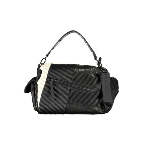 Desigual Black Polyethylene Handbag - Hilstor