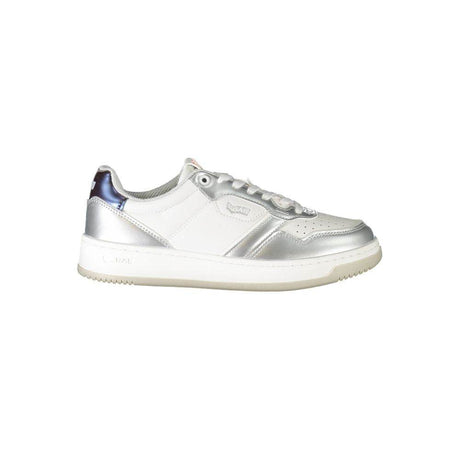 Gas White Polyester Sneaker - Hilstor