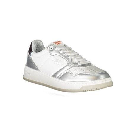 Gas White Polyester Sneaker - Hilstor