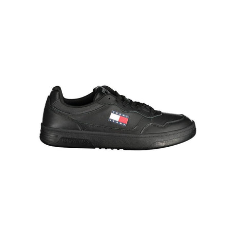 Tommy Hilfiger Black Polyethylene Men Sneaker - Hilstor