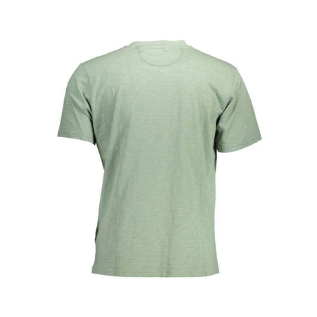 La Martina Green Cotton Men T-Shirt - Hilstor
