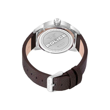 Police Brown Leather Watch - Hilstor