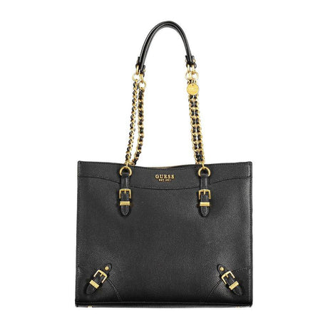Guess Jeans Black Polyethylene Women Handbag - Hilstor