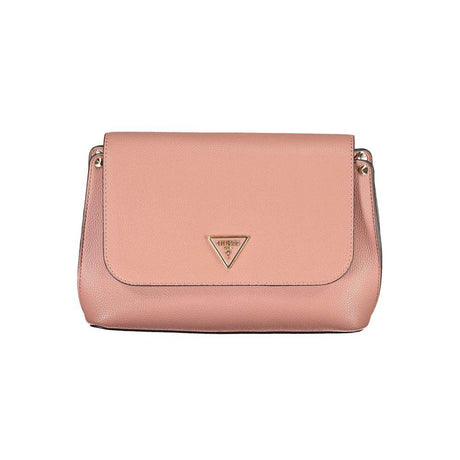 Guess Jeans Pink Polyethylene Handbag - Hilstor