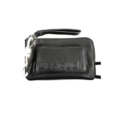 Desigual Black Polyethylene Handbag - Hilstor