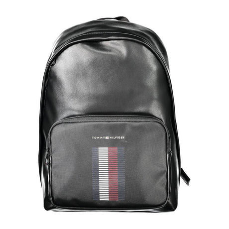 Tommy Hilfiger Black Polyethylene Men Backpack - Hilstor