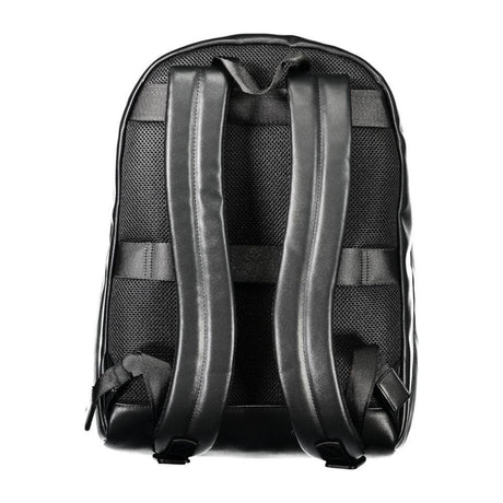 Tommy Hilfiger Black Polyethylene Men Backpack - Hilstor