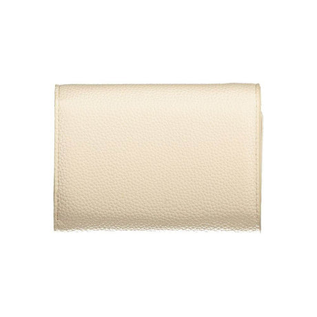 Mario Valentino Beige Polyethylene Wallet - Hilstor