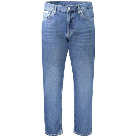 Calvin Klein Blue Cotton Men Jeans - Hilstor