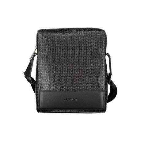 Calvin Klein Eco-Friendly Sleek Black Shoulder Bag - Hilstor