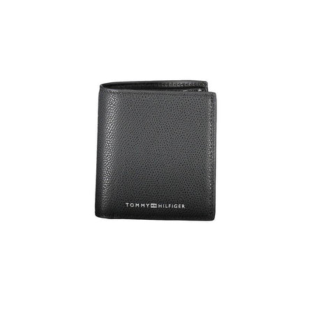 Tommy Hilfiger Black Leather Men Wallet - Hilstor