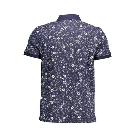 Gant Blue Cotton Men Polo Shirt - Hilstor