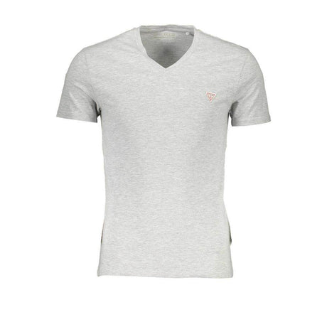 Guess Jeans Gray Cotton Men T-Shirt - Hilstor