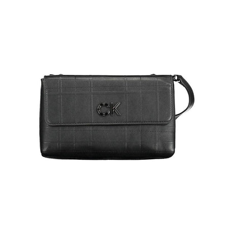 Calvin Klein Black Polyester Women Handbag - Hilstor