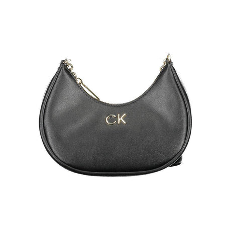 Calvin Klein Black Polyester Women Handbag - Hilstor