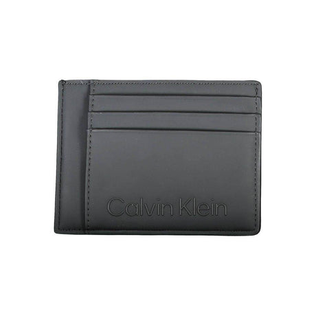 Calvin Klein Black Polyester Men Wallet - Hilstor