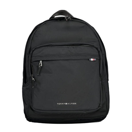 Tommy Hilfiger Black Polyester Backpack - Hilstor