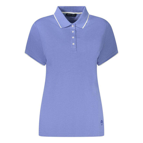 North Sails Blue Cotton Women Polo Shirt - Hilstor