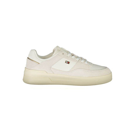 Tommy Hilfiger White Leather Women Sneaker - Hilstor