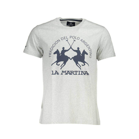 La Martina Brown Cotton Men T-Shirt - Hilstor