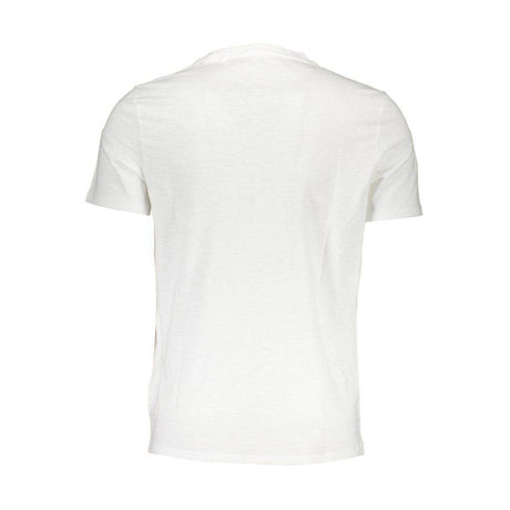 Guess Jeans White Cotton Men T-Shirt - Hilstor