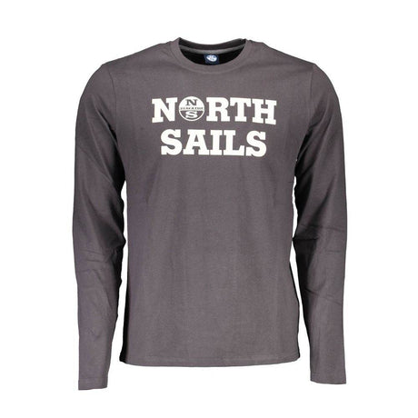 North Sails Brown Cotton Men T-Shirt - Hilstor
