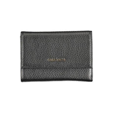 Coccinelle Black Leather Women Wallet - Hilstor