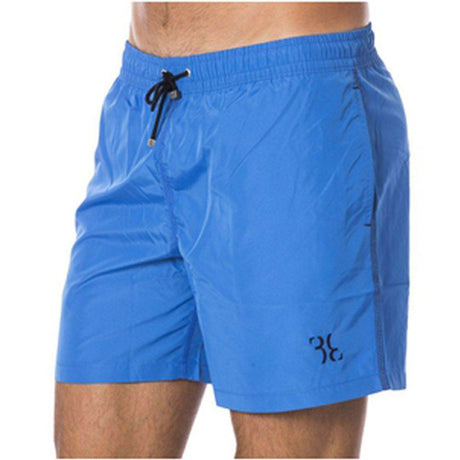 Billionaire Italian Couture Blue Polyester Men's Swimwear Boxer - Hilstor