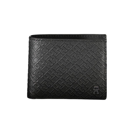 Tommy Hilfiger Elegant Leather Double Card Wallet with Contrast Details - Hilstor