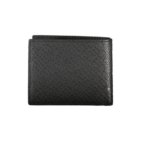 Tommy Hilfiger Elegant Leather Double Card Wallet with Contrast Details - Hilstor