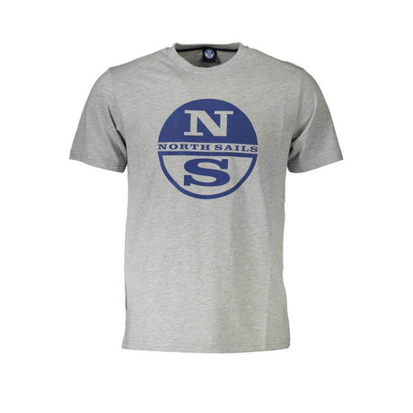 North Sails Brown Cotton Men T-Shirt - Hilstor
