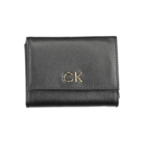 Calvin Klein Black Polyester Women Wallet - Hilstor