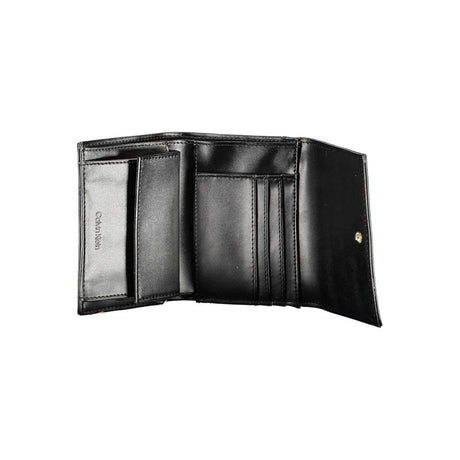 Calvin Klein Black Polyester Women Wallet - Hilstor