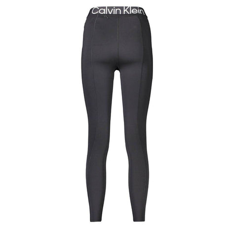 Calvin Klein Black Polyester Women Leggings - Hilstor