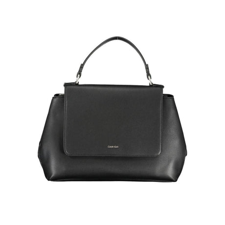 Calvin Klein Black Polyester Handbag - Hilstor