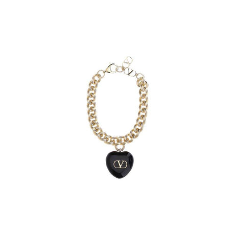 Valentino Garavani Coeur Royal chain Bracelet - Hilstor
