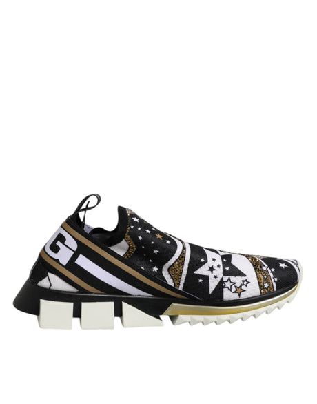Dolce & Gabbana Multicolor Sorrento Low Top Sneakers Shoes - Hilstor