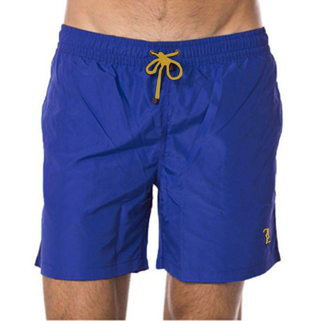 Billionaire Italian Couture Blue Polyester Men Swim Trunk - Hilstor