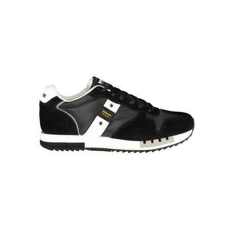 Blauer Black Polyester Men Sneaker - Hilstor