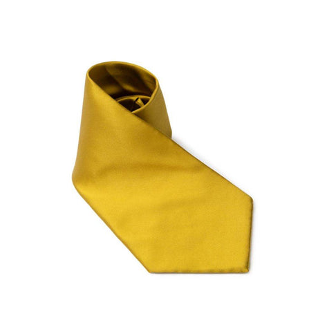 Dolce & Gabbana Yellow Silk Ty - Hilstor