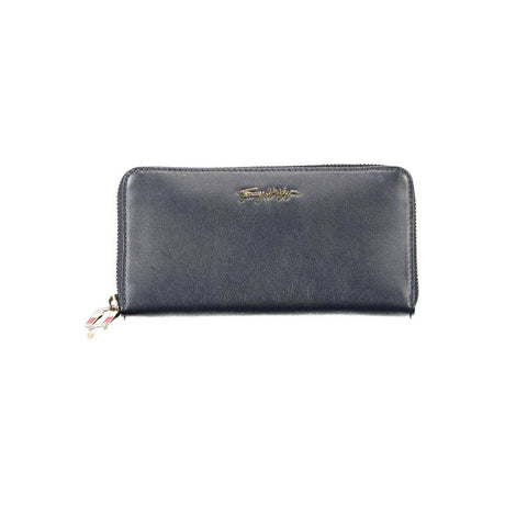 Tommy Hilfiger Blue Leather Women Wallet - Hilstor