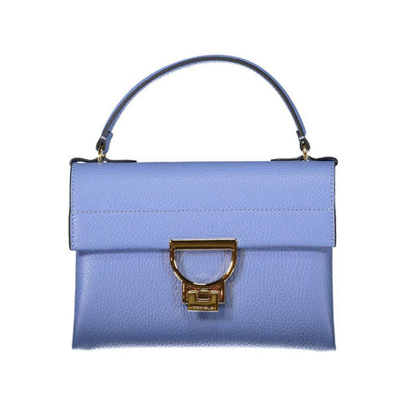 Coccinelle Light Blue Leather Women Handbag - Hilstor